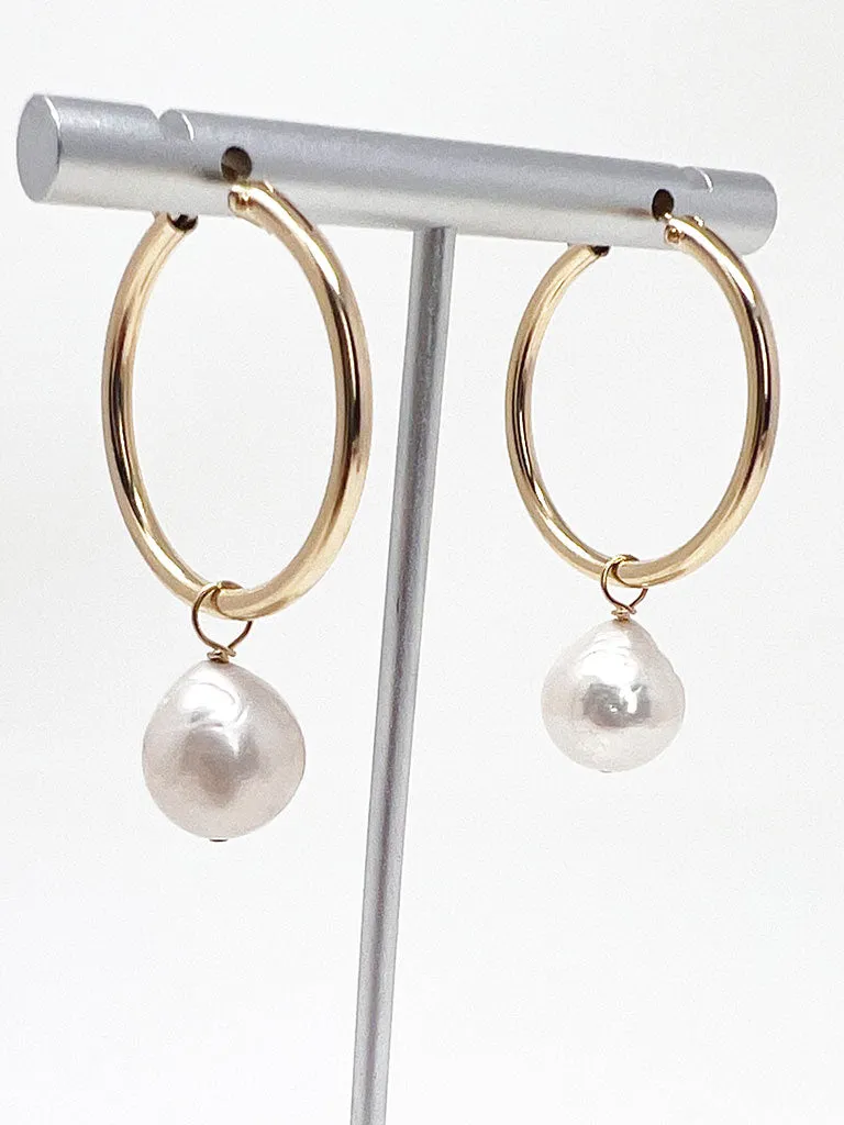 Nina Pearl Hoops