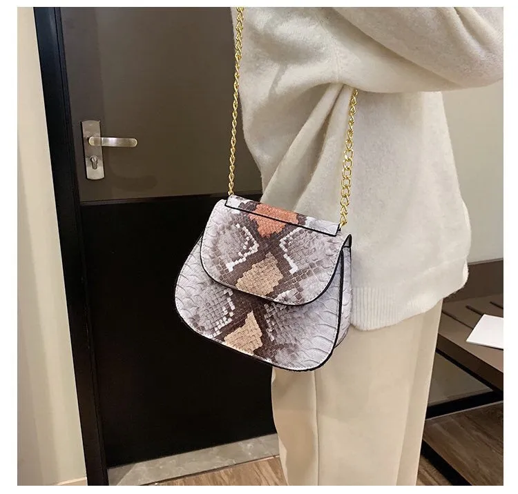 Nooria Snakeskin Bag