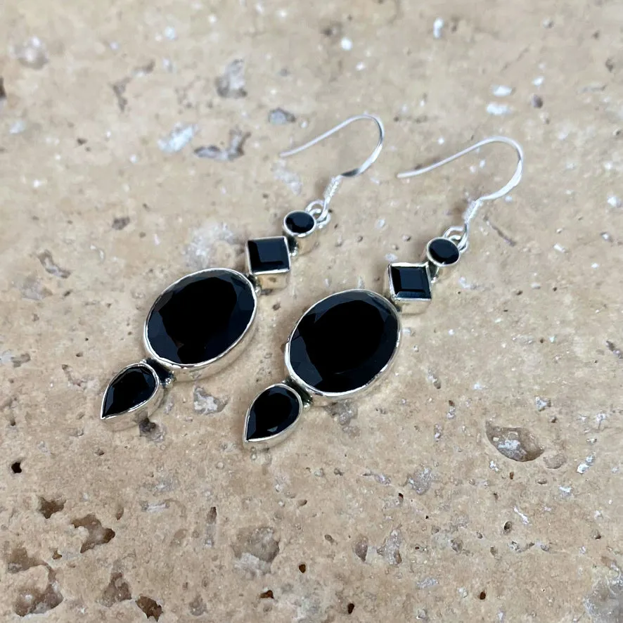 Onyx Earrings - Freja