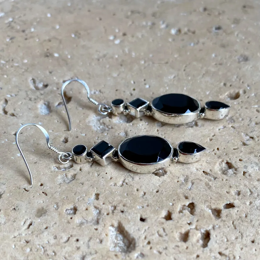 Onyx Earrings - Freja