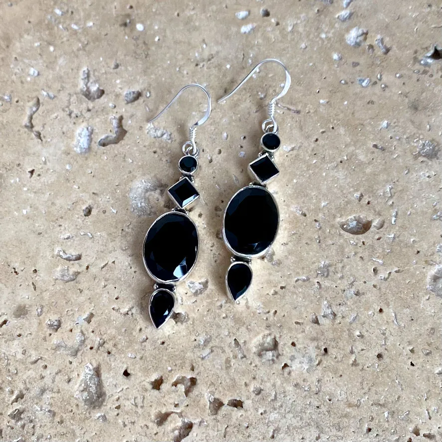 Onyx Earrings - Freja