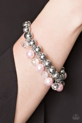 Paparazzi Accessories - Once In A Millennium Set  #N91 Box 1 - Pink Bracelet