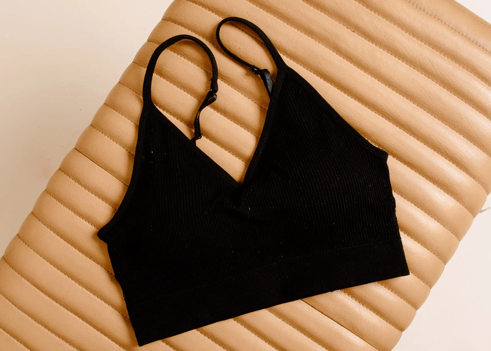 Pasha Padded Bralette - Black