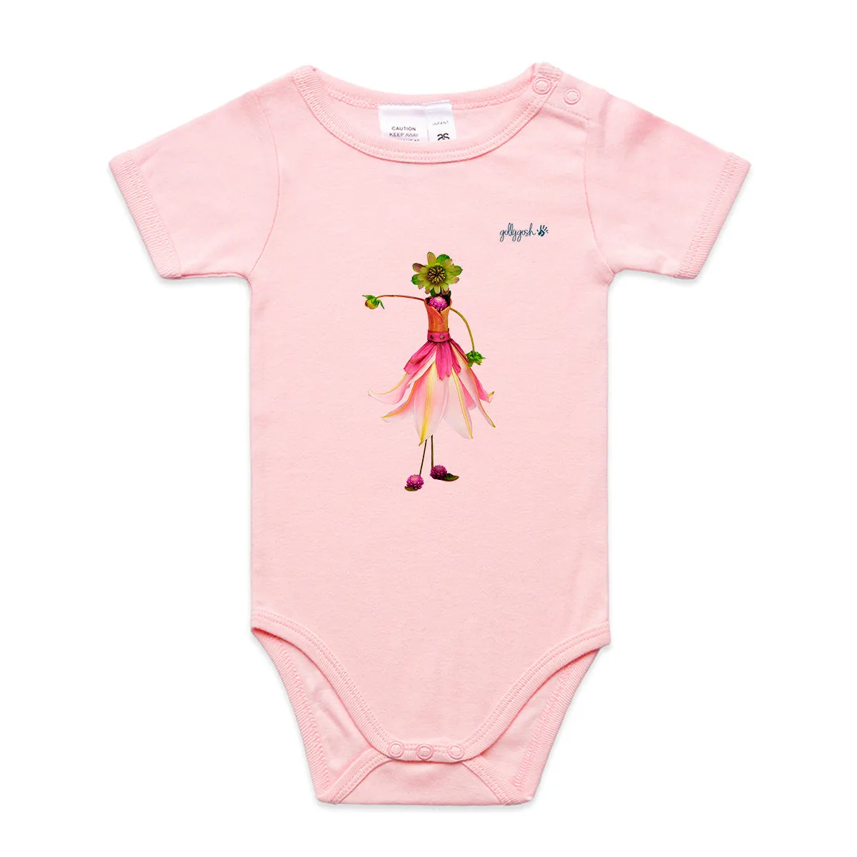 Pink Lily Ballerina - Infant Baby Grow