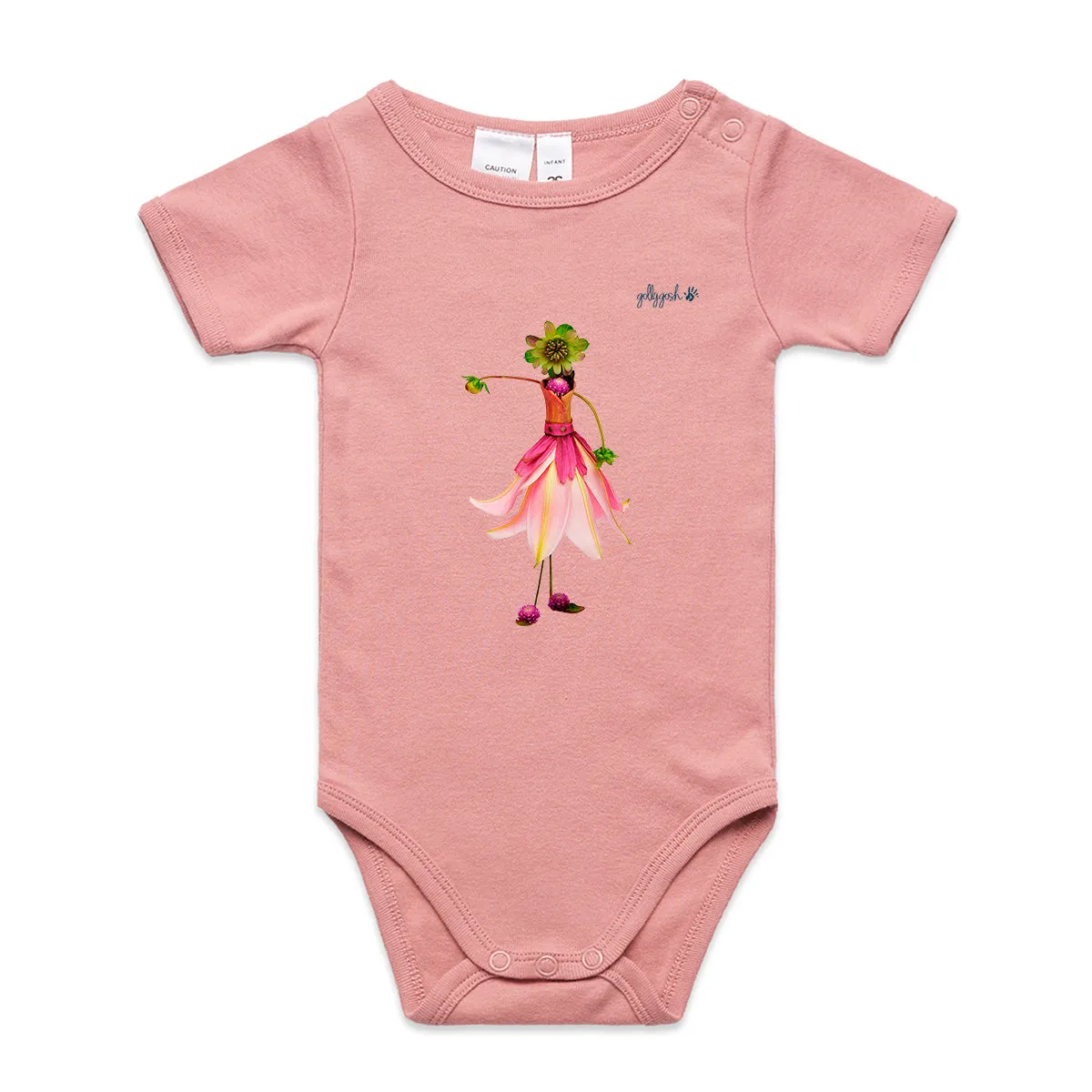 Pink Lily Ballerina - Infant Baby Grow