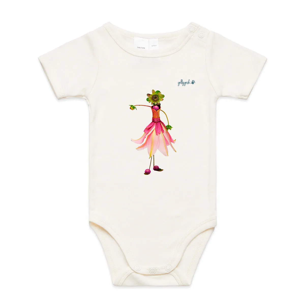 Pink Lily Ballerina - Infant Baby Grow