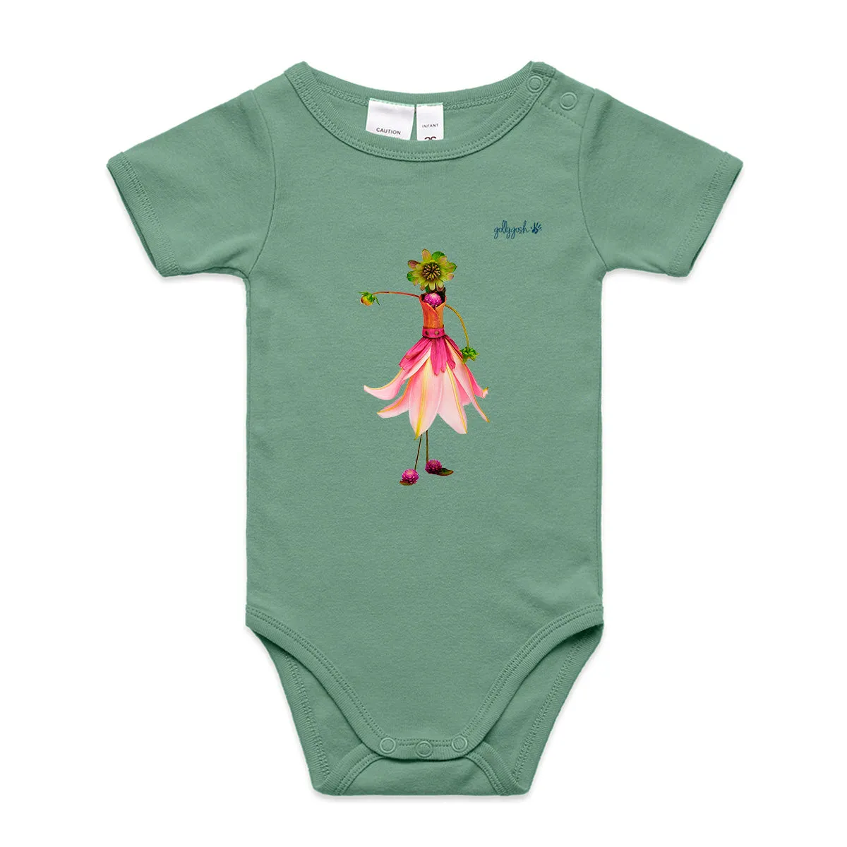 Pink Lily Ballerina - Infant Baby Grow