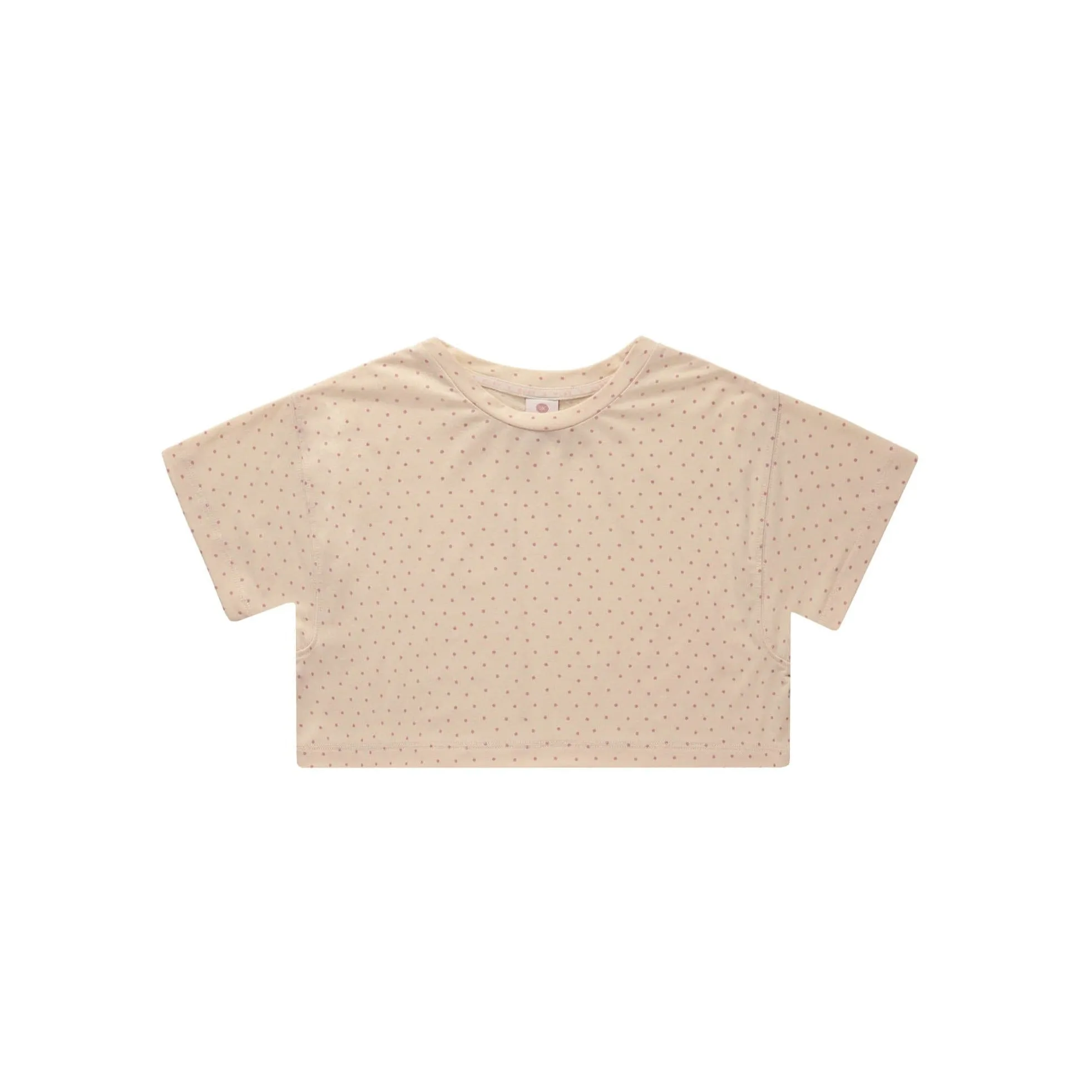 Play by Rylee & Cru Tech Crop Tee - Polka Dot