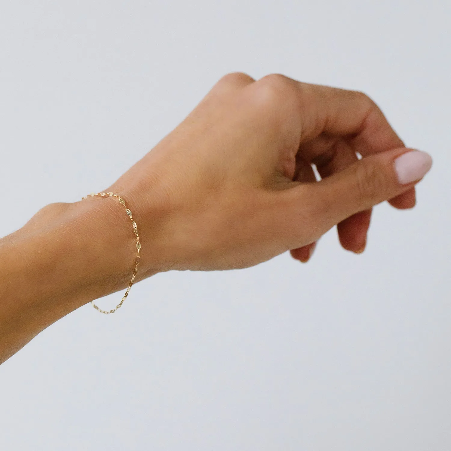 Shimmer Bracelet | Solid 14k Gold