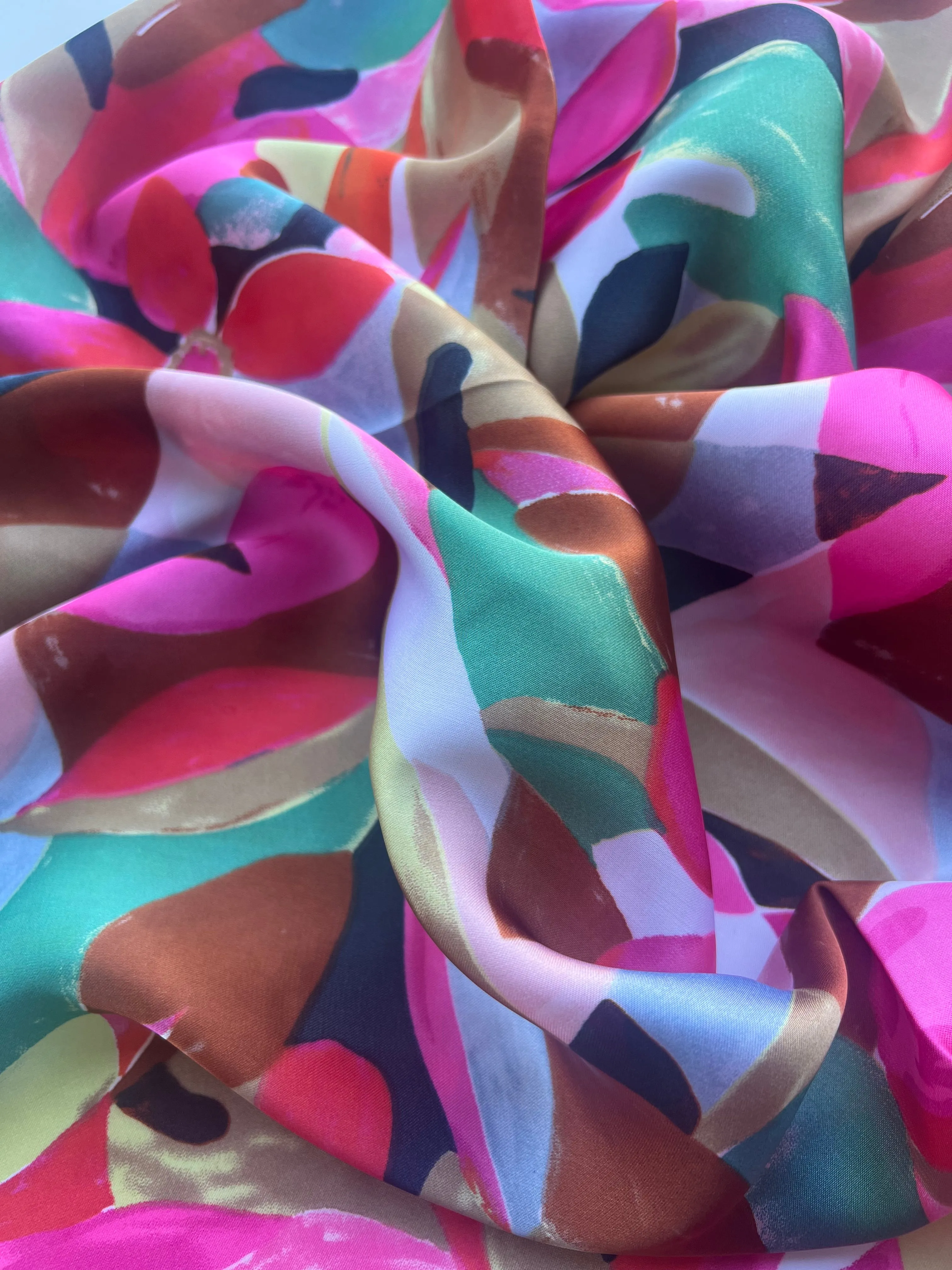 Silky Scarf | Miami Flowers