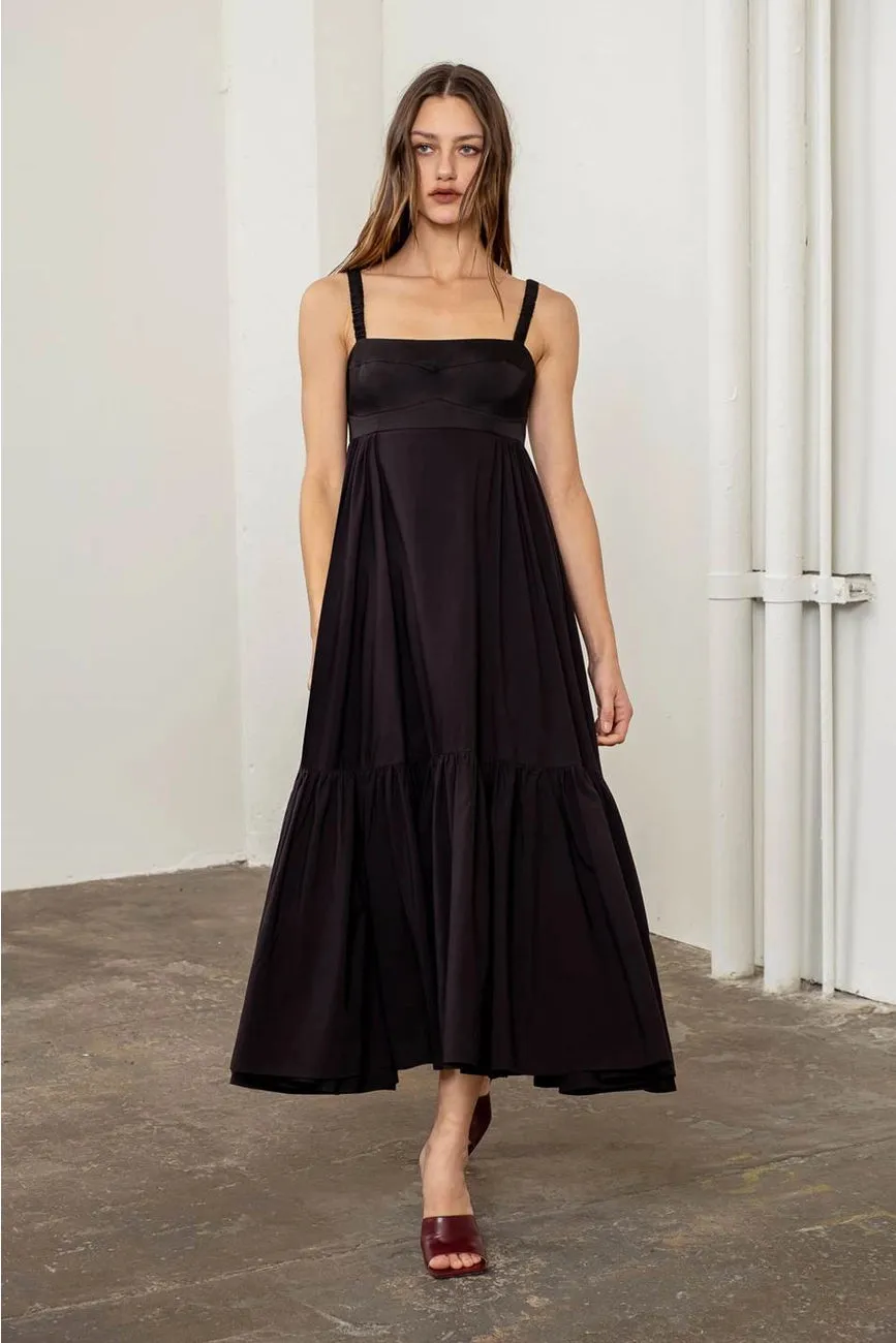 Simone Tiered Midi Dress