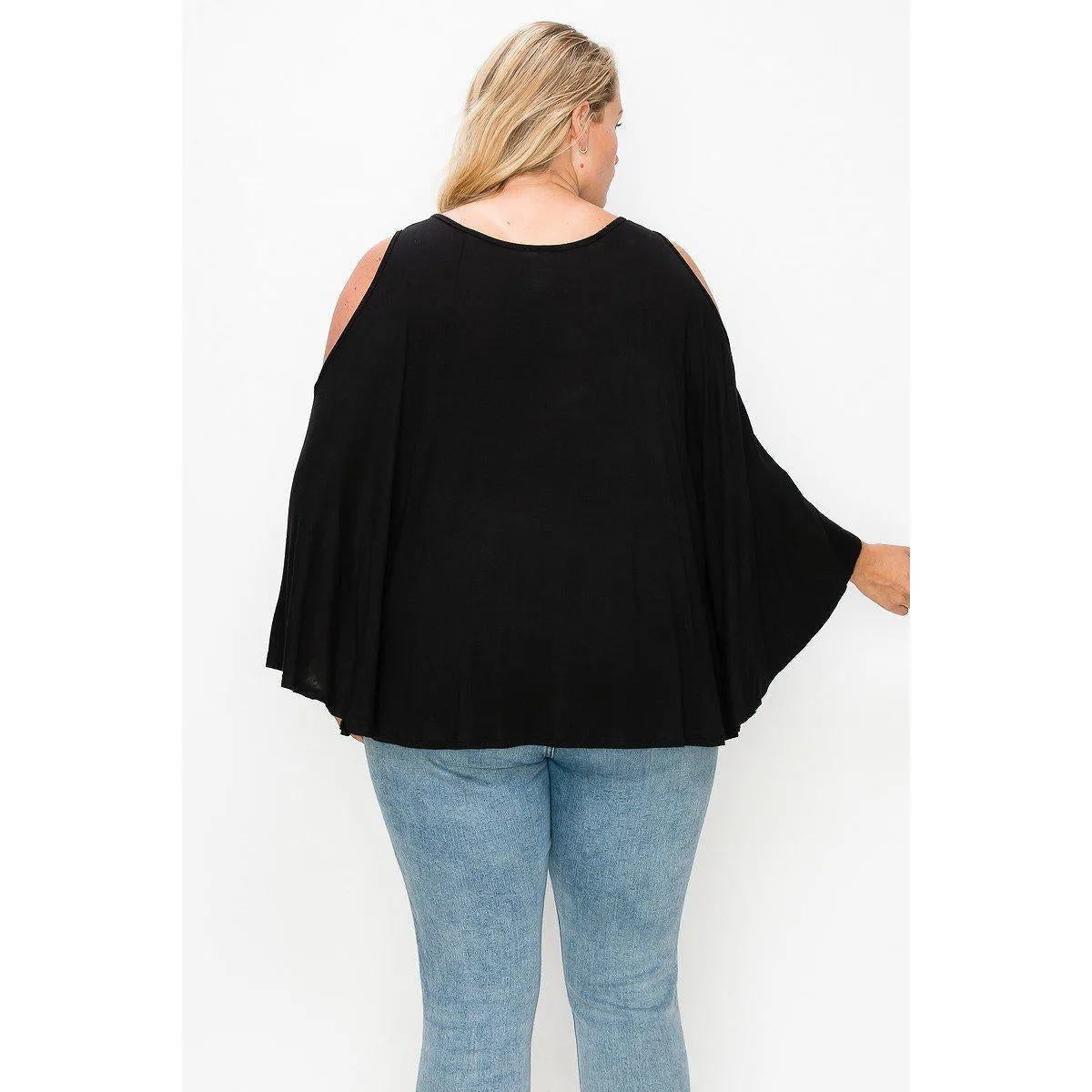 Solid Top Featuring Kimono Style Sleeves