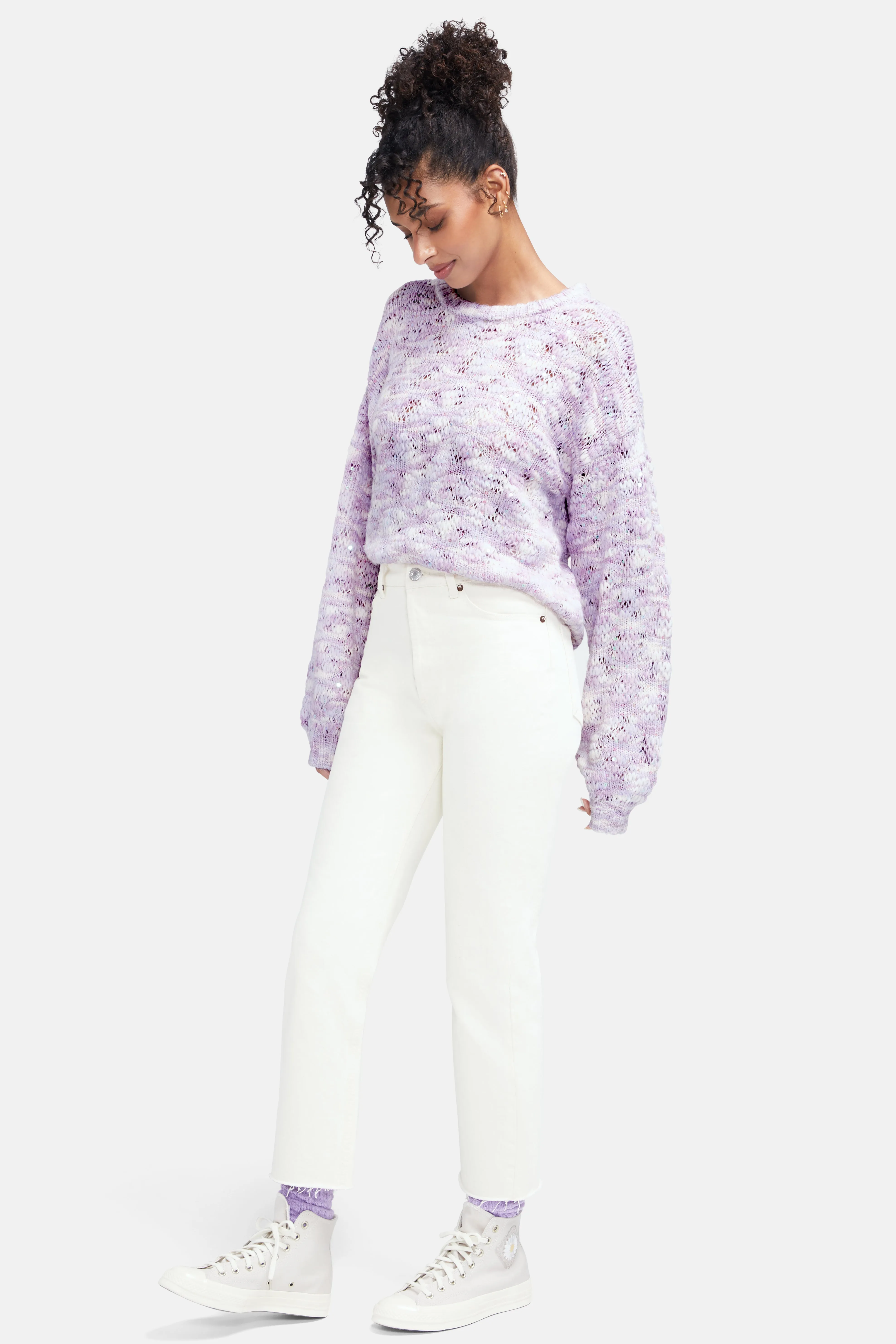 Space Dye Sweater | Winsome Orchid