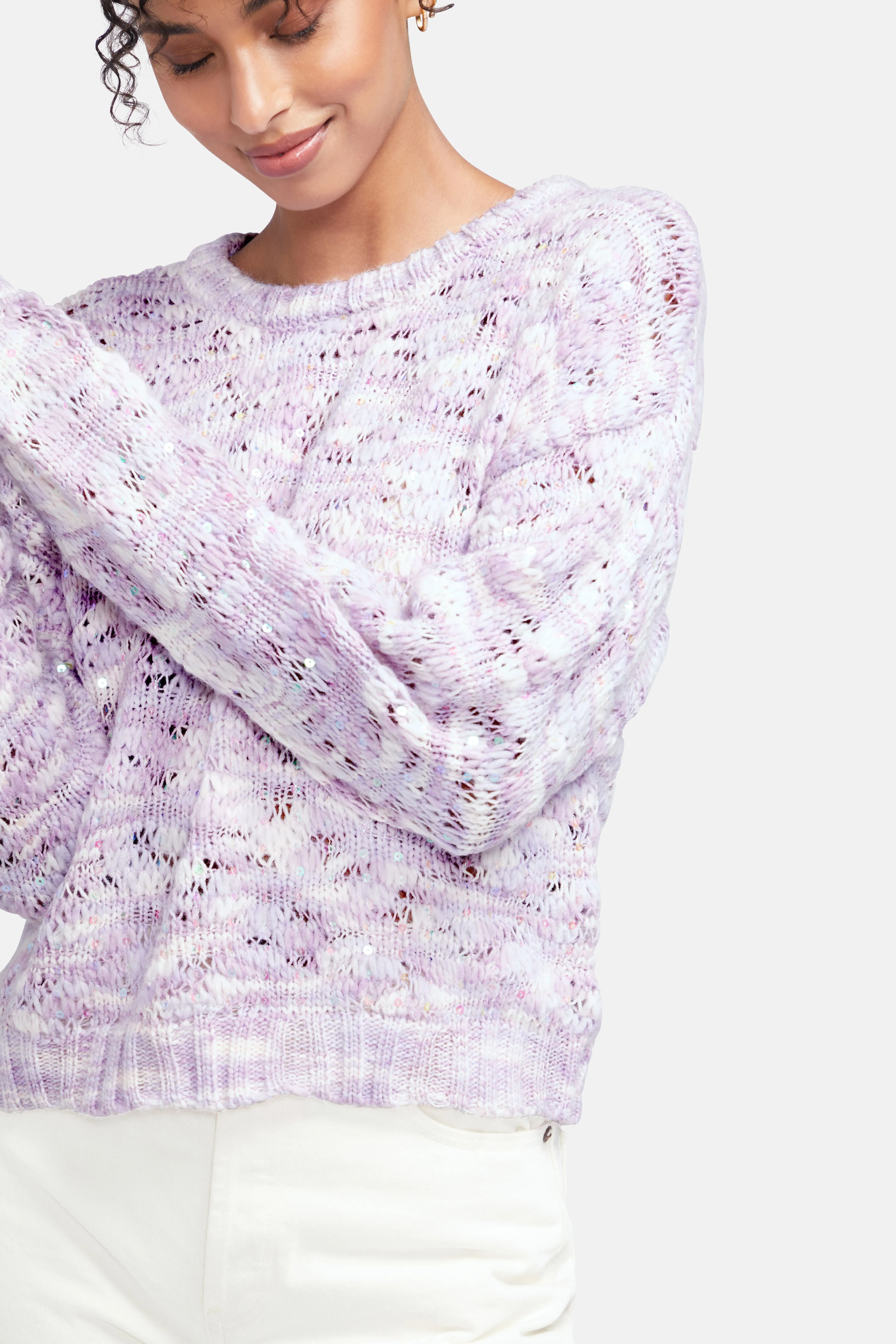 Space Dye Sweater | Winsome Orchid