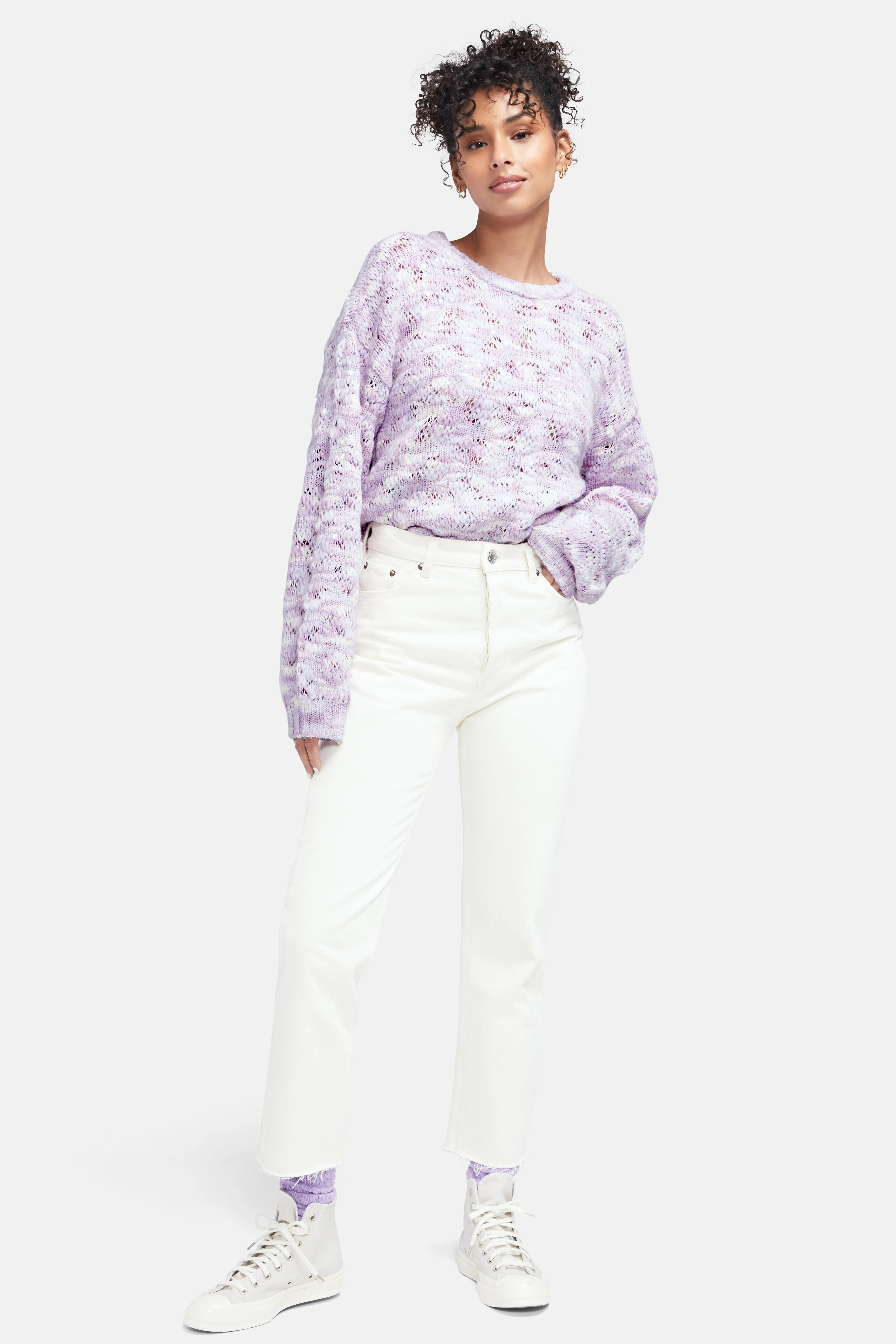 Space Dye Sweater | Winsome Orchid