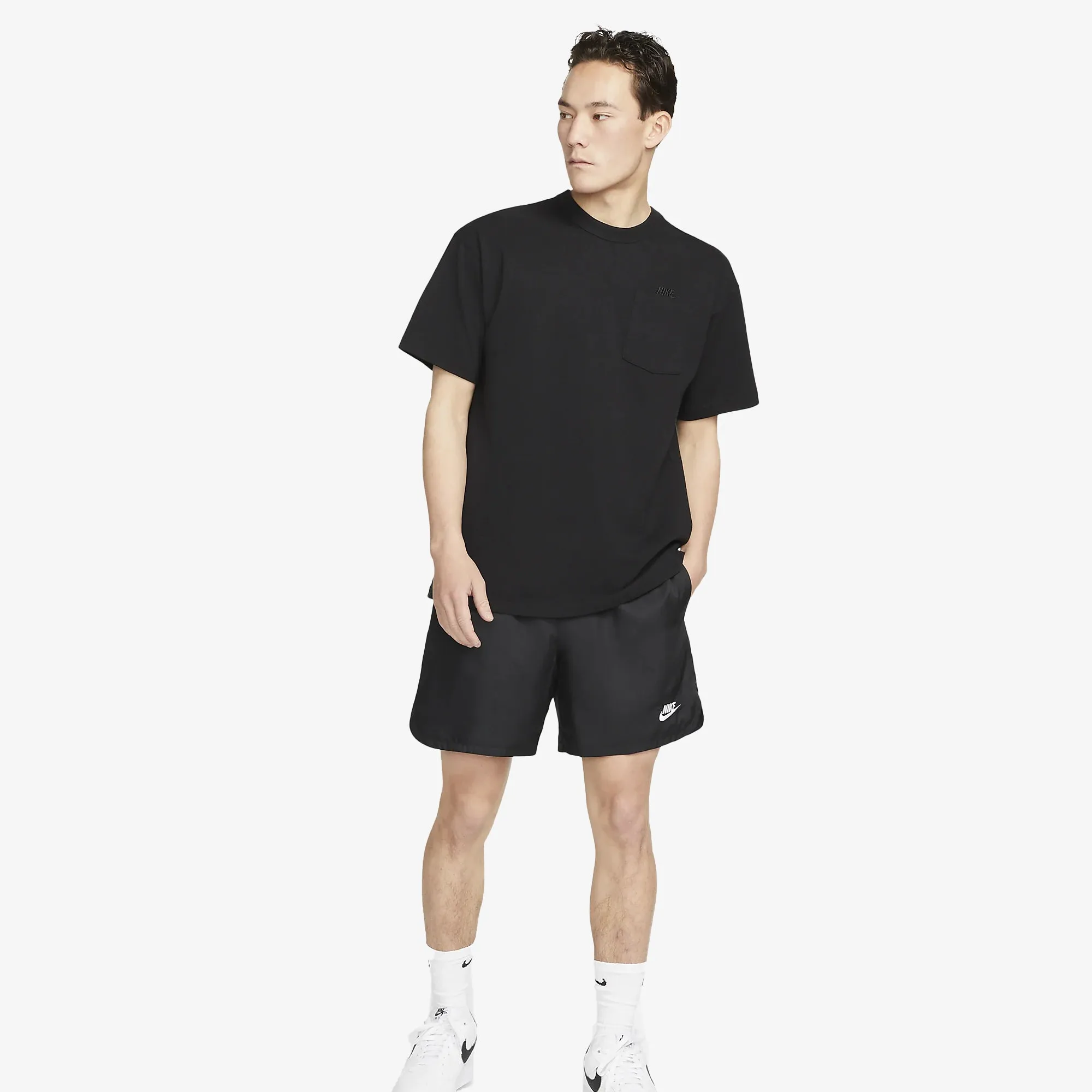 SPORTSWEAR SPORT ESSENTIALS 'BLACK/WHITE'