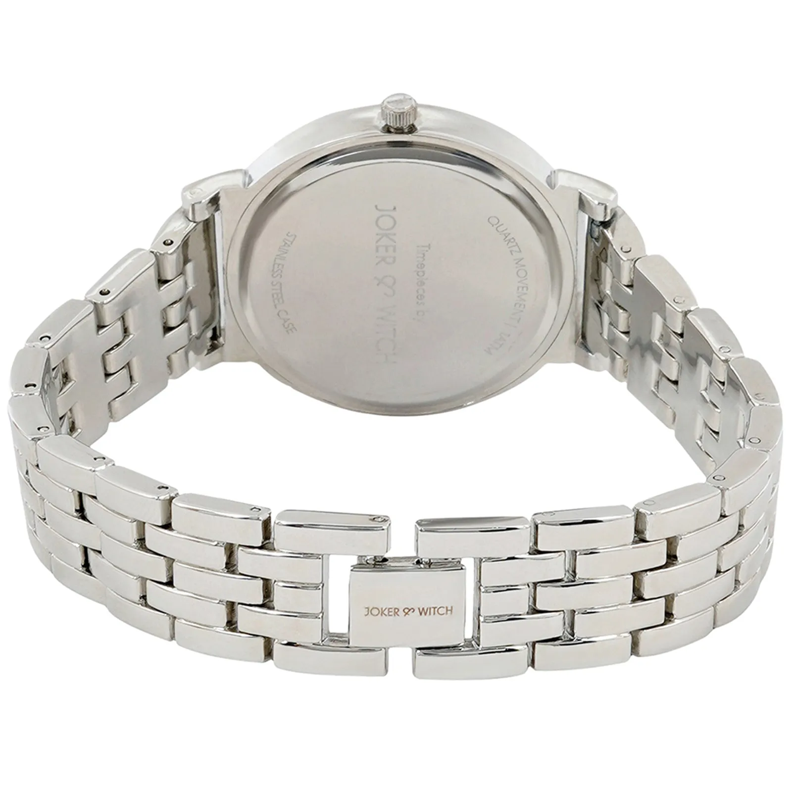 Stacie Silver Watch Bracelet Stack