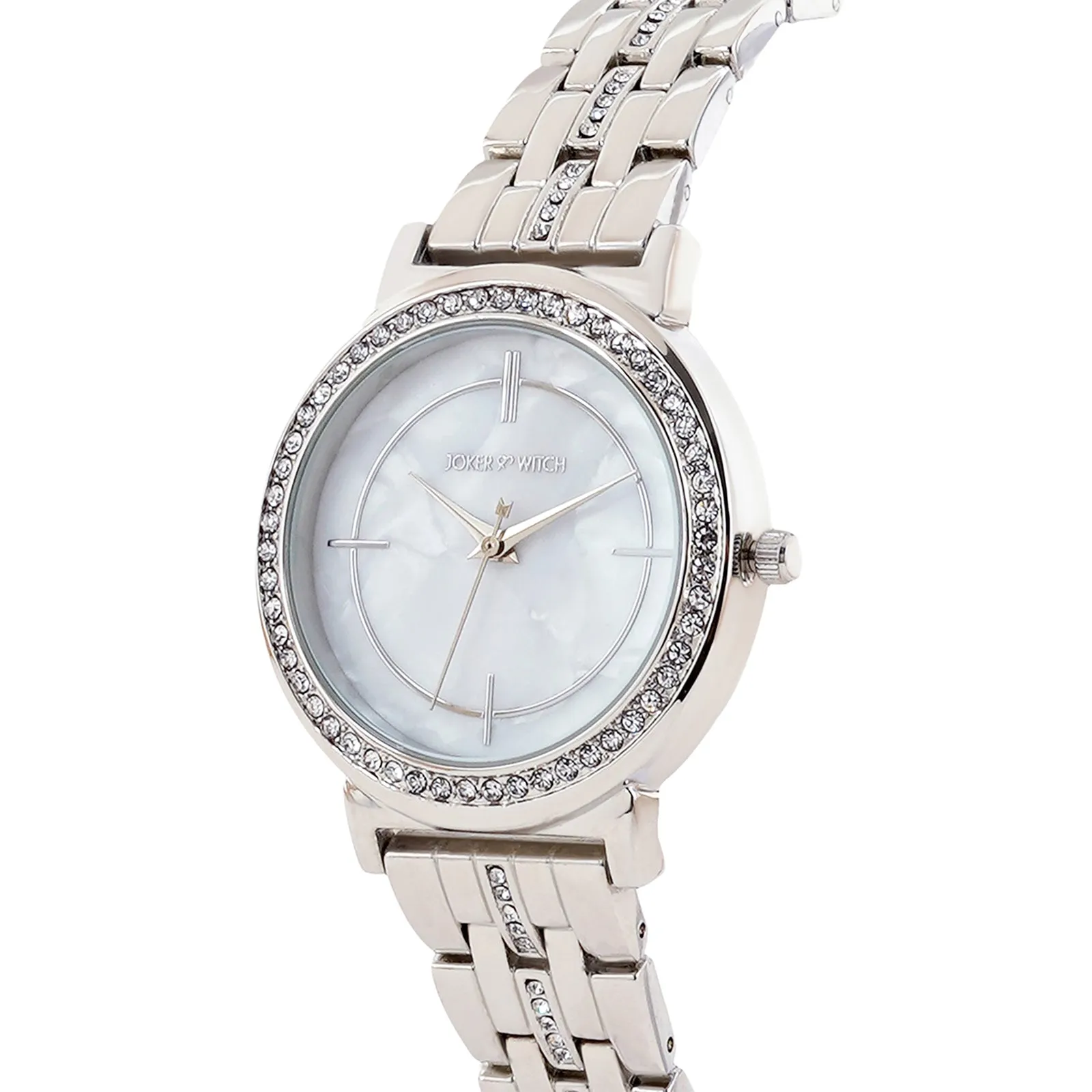 Stacie Silver Watch Bracelet Stack