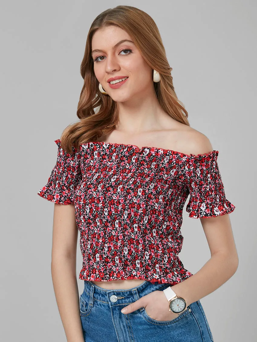 Style Quotient Women Black Printed Tops