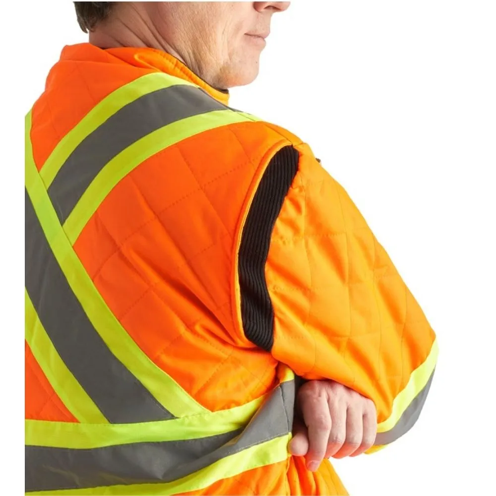 Terra Hi-Vis Lined Freezer Work Jacket 116505 - Orange