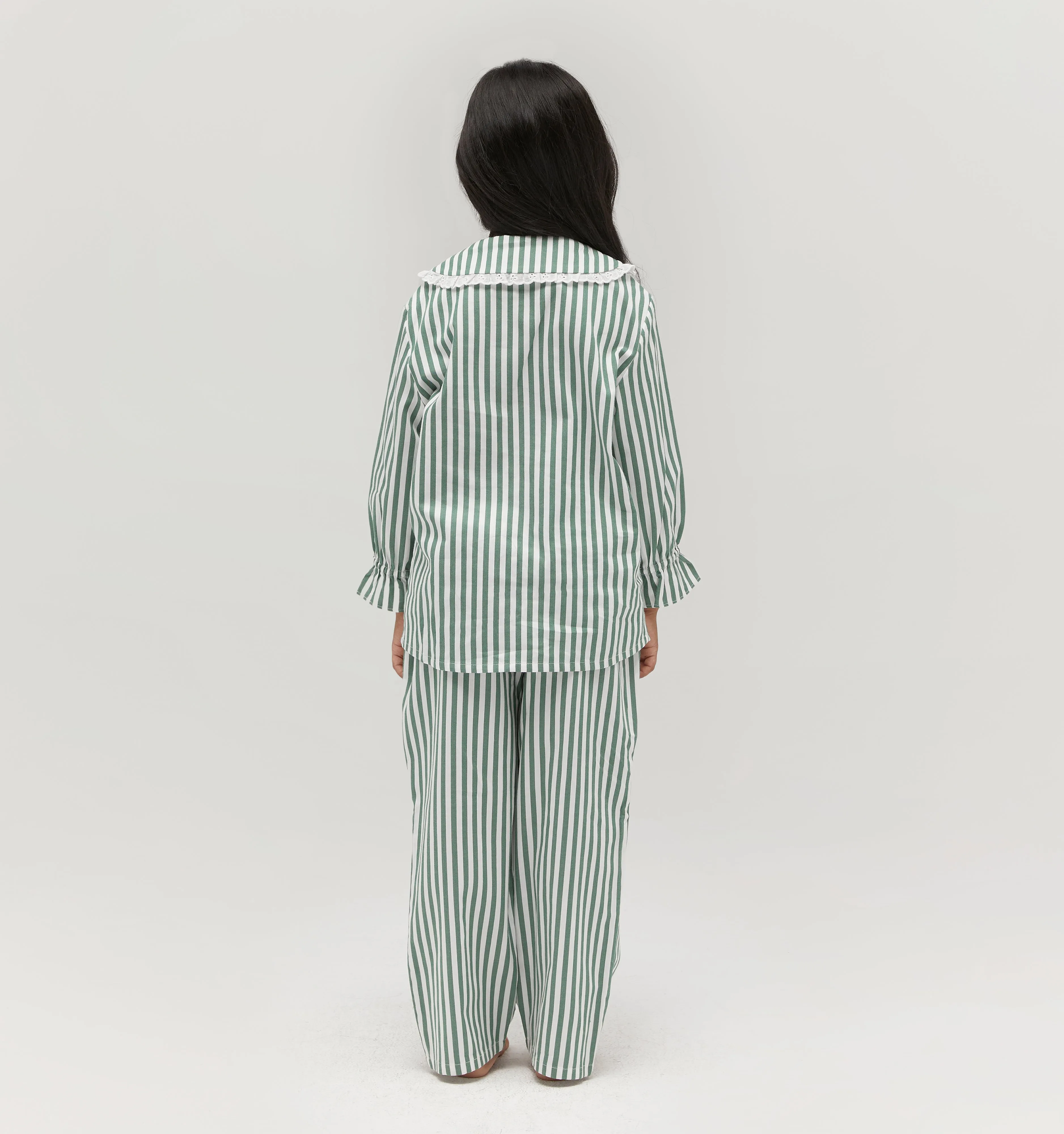 The Tiny Cypress Set - Green Stripe