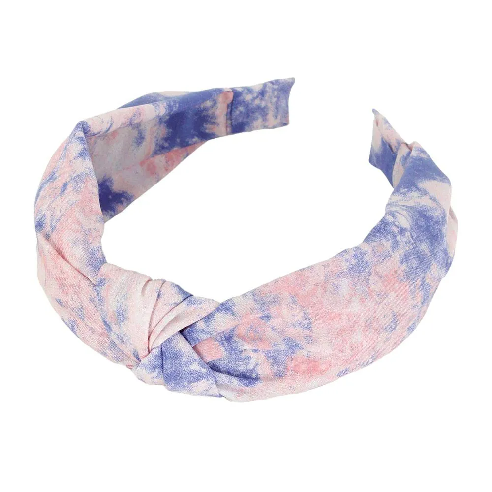 Tie Dye Burnout Knot Headband