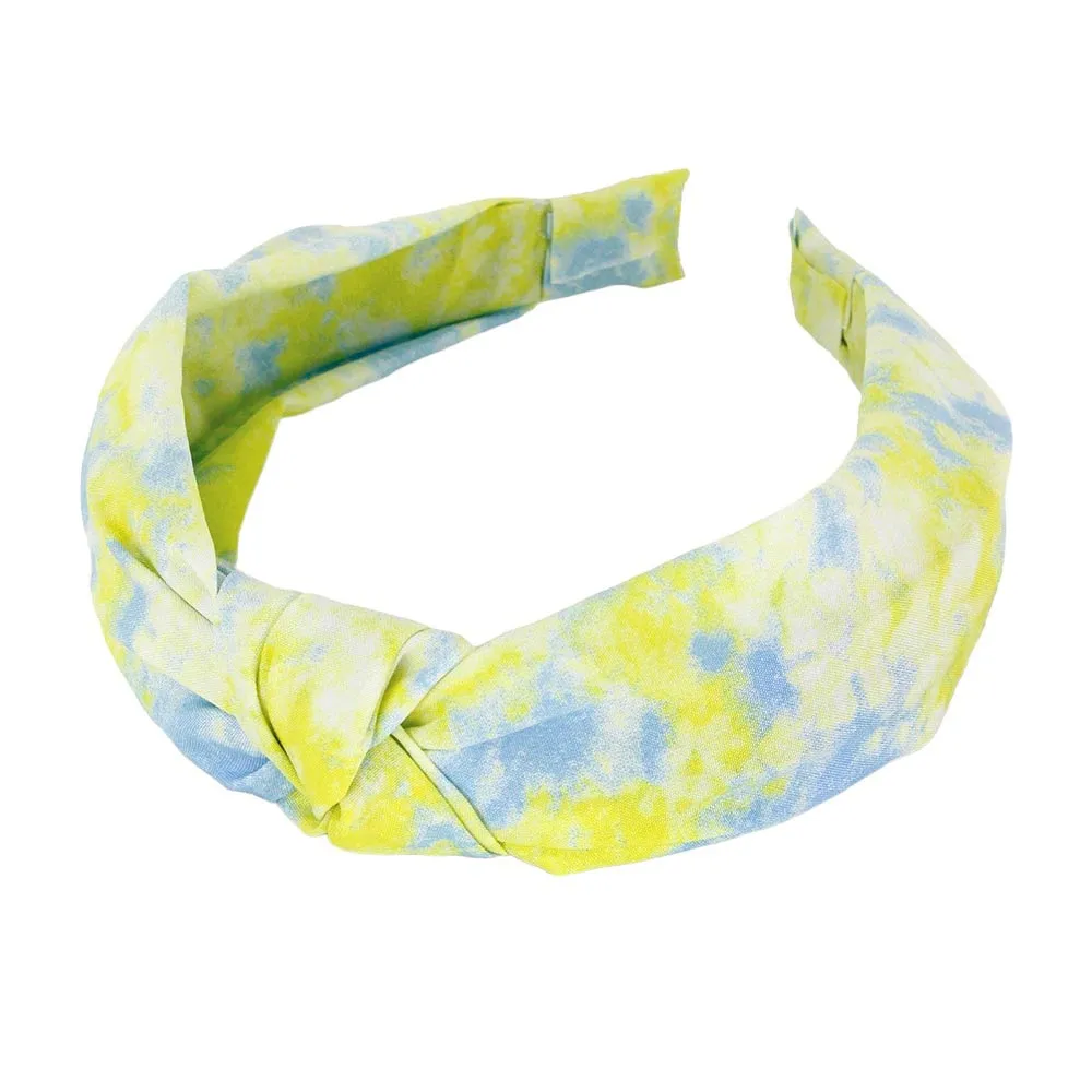 Tie Dye Burnout Knot Headband