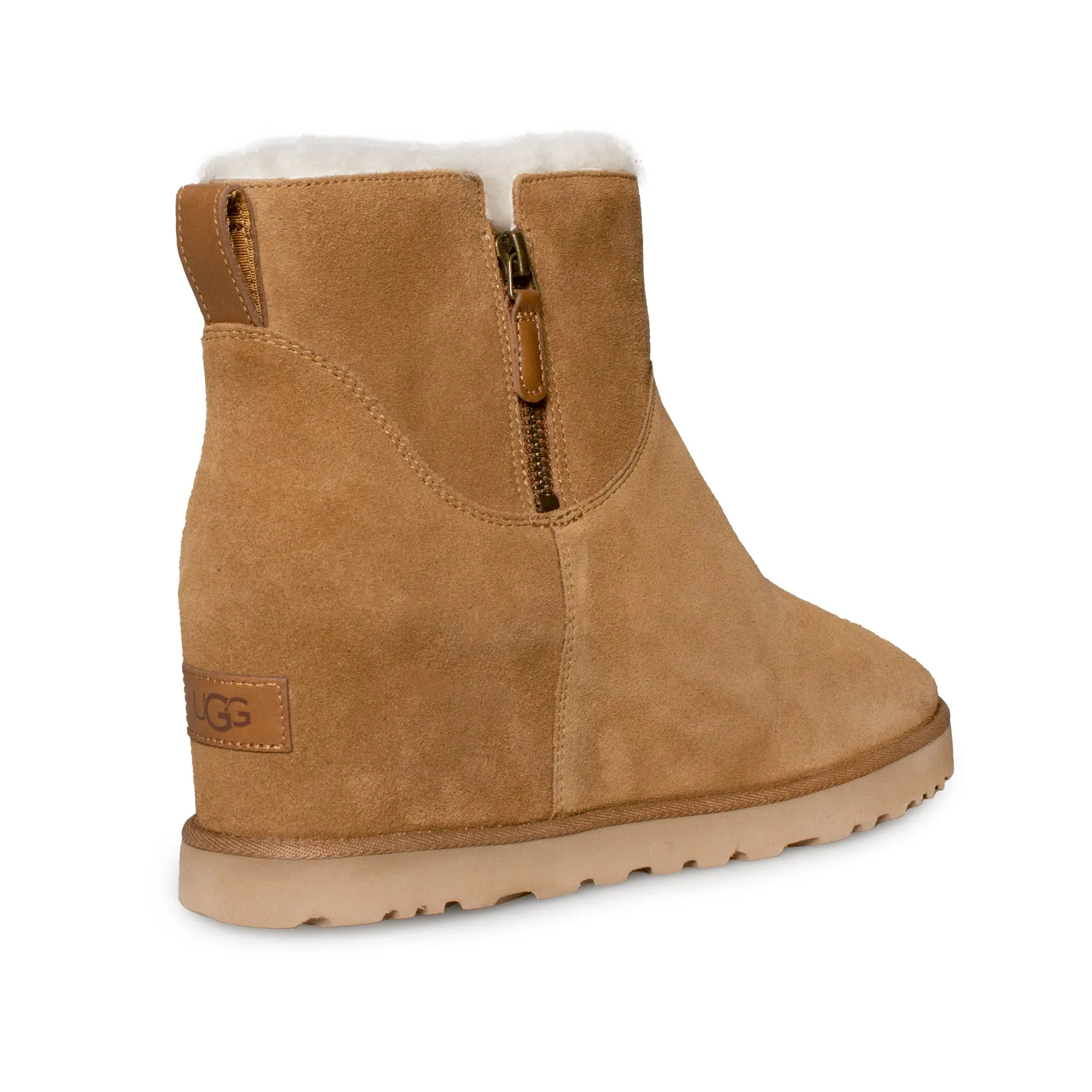 UGG Classic Femme Zip Mini Chestnut Boots - Women's