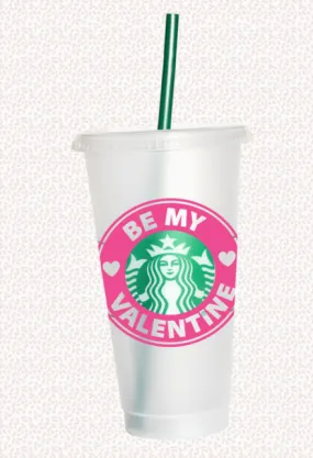 Valentines Reusable Tumbler