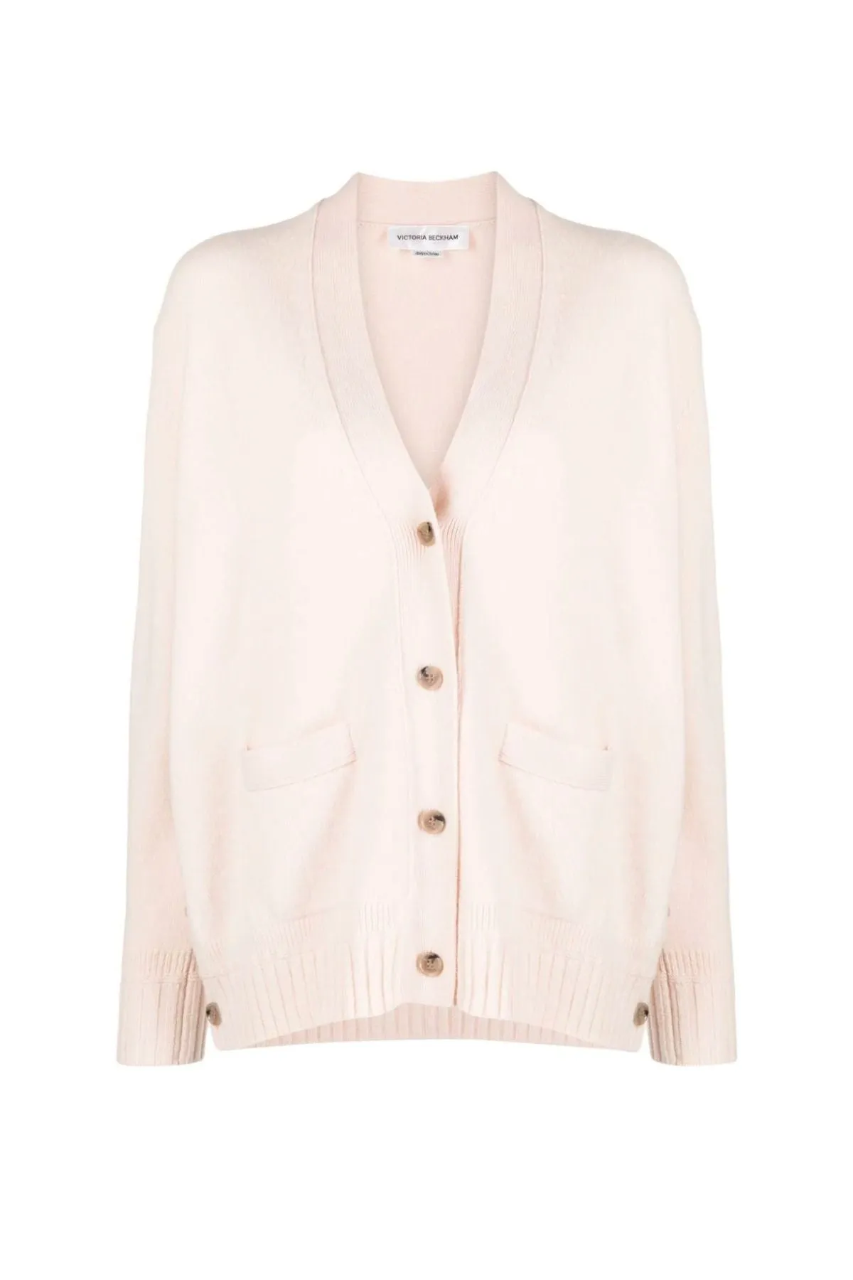 Victoria Beckham Double Layer Cardigan - Ivory