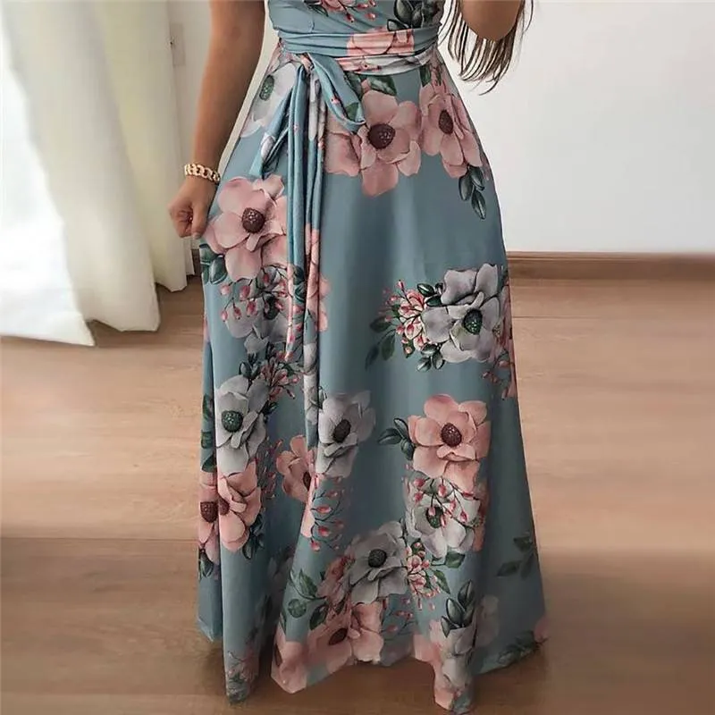 Women's Floral Printed Maxi Dress