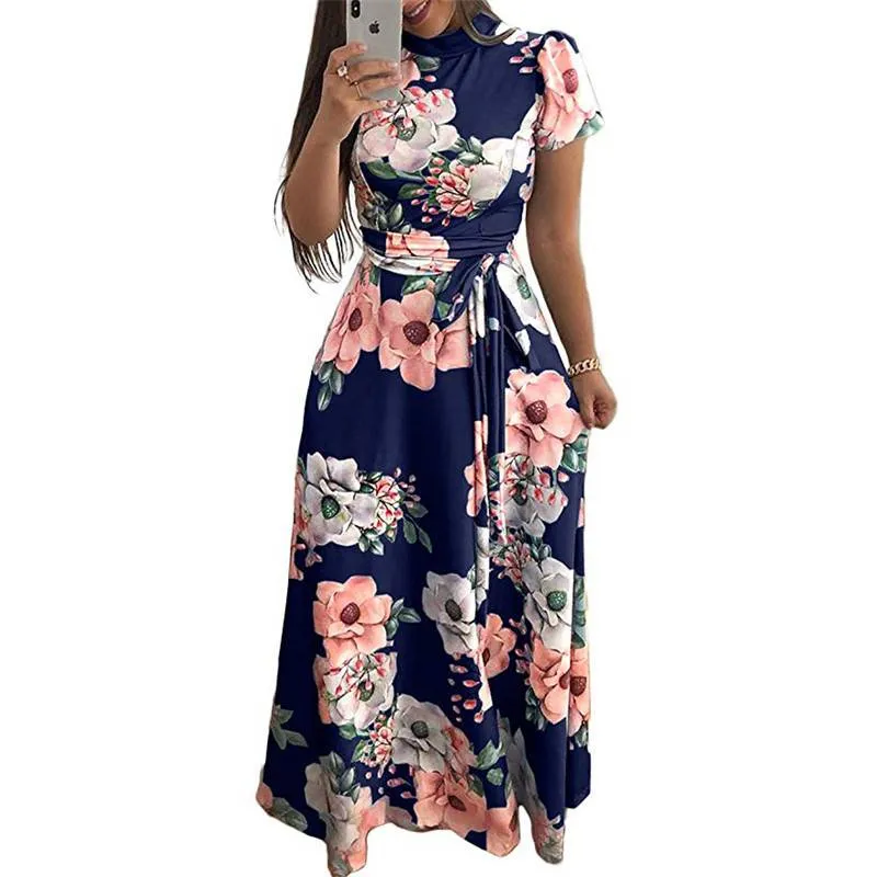 Women's Floral Printed Maxi Dress