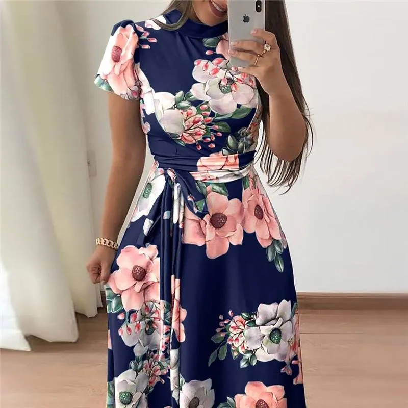 Women's Floral Printed Maxi Dress