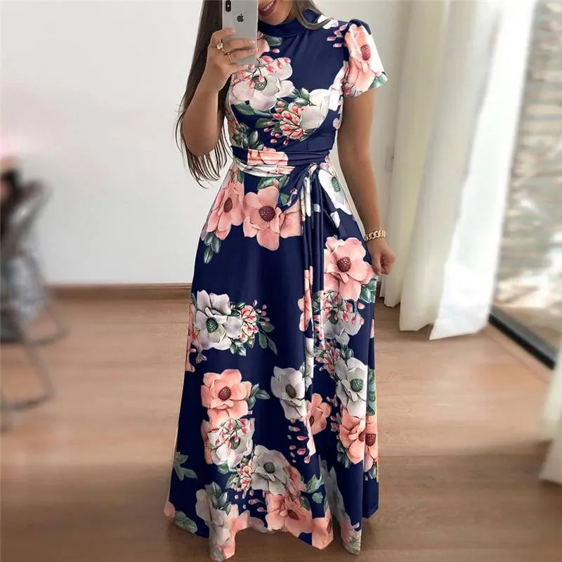 Women's Floral Printed Maxi Dress