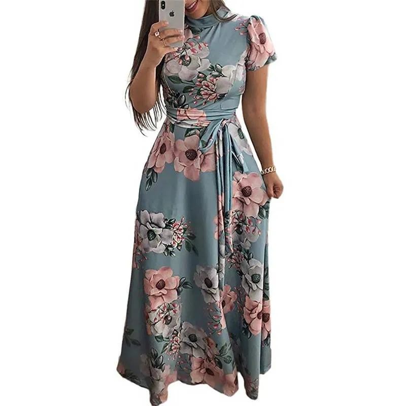 Women's Floral Printed Maxi Dress