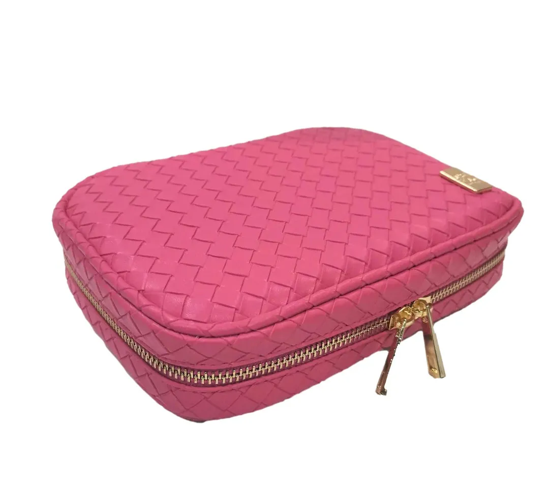 Woven Makeup Brush Travel Case