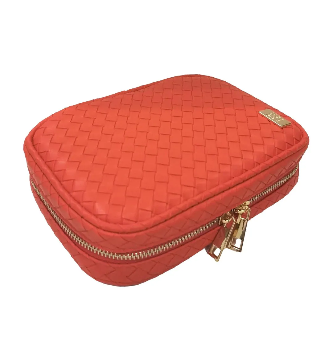 Woven Makeup Brush Travel Case