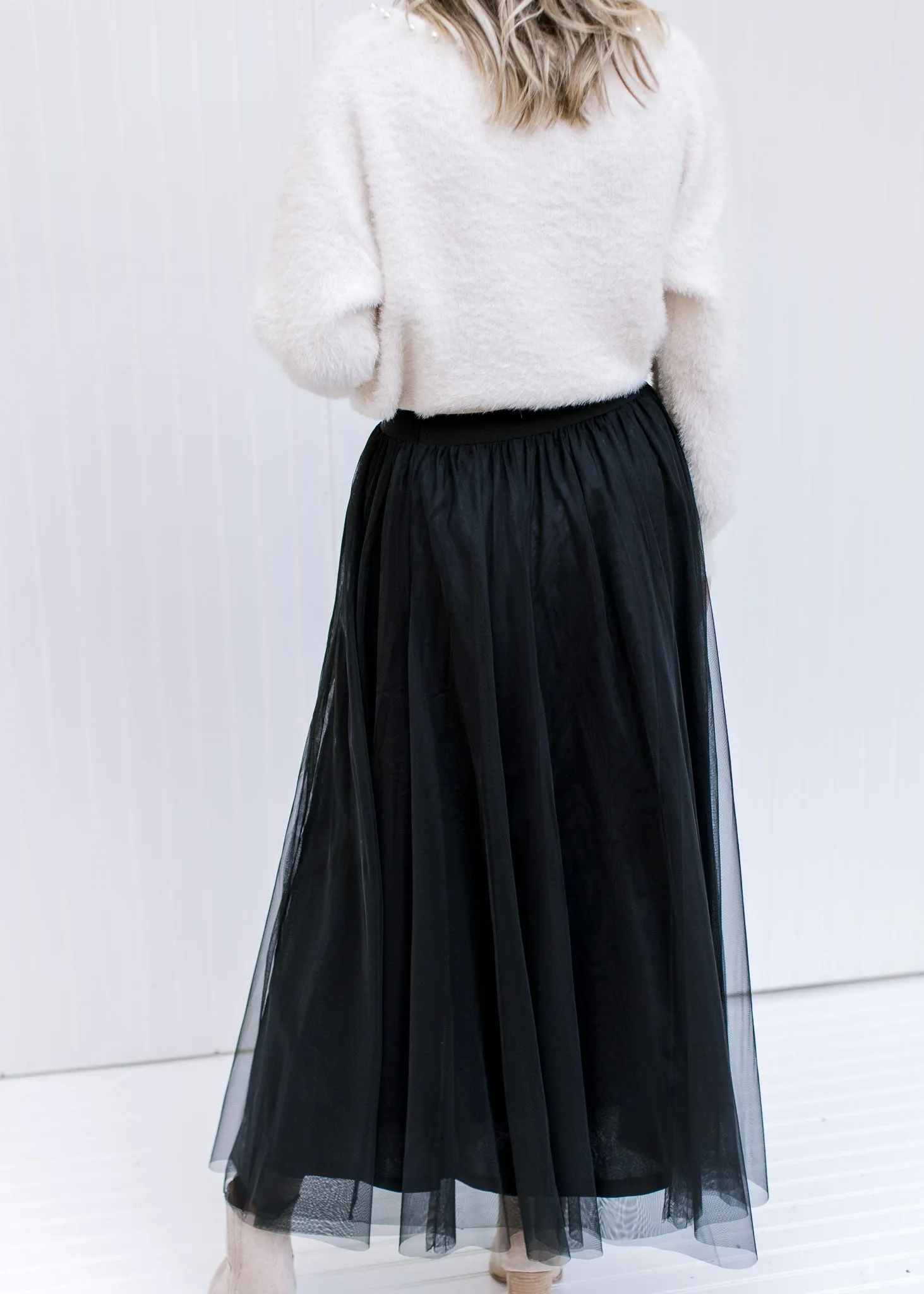 X Black Tulle Skirt